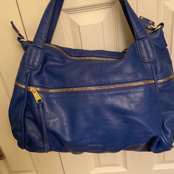 Royal Blue  satchel handbag - Picture 4 of 6